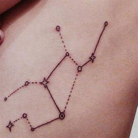 Tatouage Signe Astrologique Vierge Constellation Épinglé sur Mode | Fashion